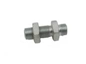 Union mâle-mâle ORFS passe-cloison 9/16 Parker 4 WLO-WLNL-S