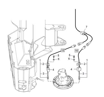 Système électrique pour unité de scie 411XL,418 et 518 LM999013