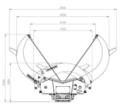 Clambunk 1,6 m² KS avec câble BURGER 300595