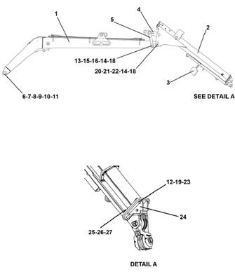 Grue 260 10m, assemblage 7033653