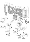 Grille amovible hydraulique et mcanique, montage 9991266S2