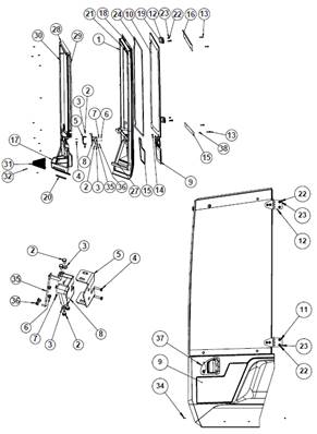 Porte, assemblage 9991994