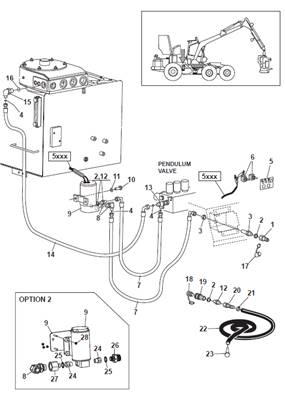 Réservoir hydraulique, pompe de remplissage 9992076