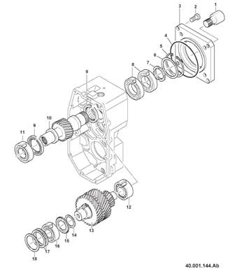 Boîte de transmission, assemblage 99929200