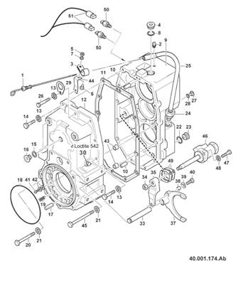 Boîte de transmission, assemblage 99929204