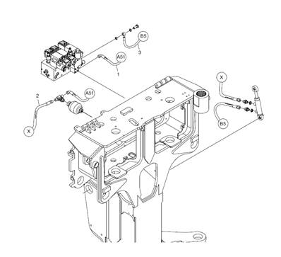 Kit de flexibles pour roulette de mesure LM0057152