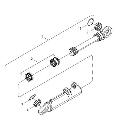 Vérin de tilt LM013765