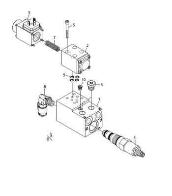 Bloc hydraulique, kit d'accumulation LM013862