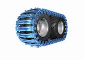 Paire de tracks bluetrack flow 26mm 1x1 pour 710/40 Pewag 752131X1