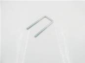 U fileté UNC 3/8''x2''x5'' zingué 2915A500