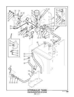 Réservoir hydraulique, systéme de pressurisation 50212411