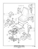 Sige de l'oprateur, joystick de direction sur le sige 7061051S2