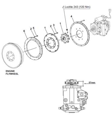 Pompe de transmission, assemblage 9902923