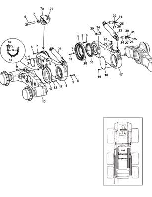 Bogie , assemblage 9992039S2