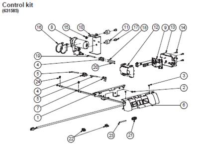 Siège 3000 HIGHT END, assemblage 9992941