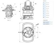 Rotator INDEXATOR GV12-2 M16 Ø173mm pour chapes de 80mm