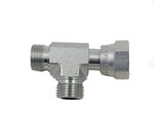 T mâle-femelle horizontal ORFS 1 7/16 Parker 16R6LO-S