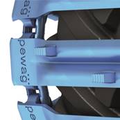 Paire de tracks bluetrack flow wide 26mm 1x1 pour 710/45 Pewag 224641X1