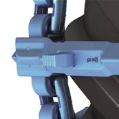 Paire de tracks bluetrack perfekt 26mm 0x0 pour 710/40 Pewag 762610X0