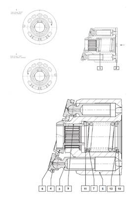 Pompe hydraulique de grue, rotation 02478032