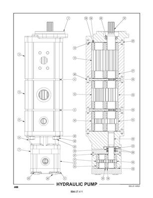Pompe hydraulique 50407412S2