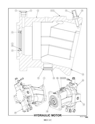 Moteur hydraulique 50501422S3