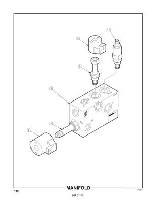 Bloc hydraulique de transmission 50701531