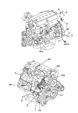 Faisceau moteur, assemblage 9991210