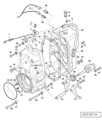 Boîte de transmission, assemblage 9991301S2