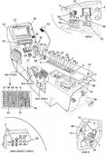 Console latrale cabine, assemblage 9991843S2