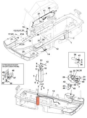 Système anti-incendie, assemblage 9992643