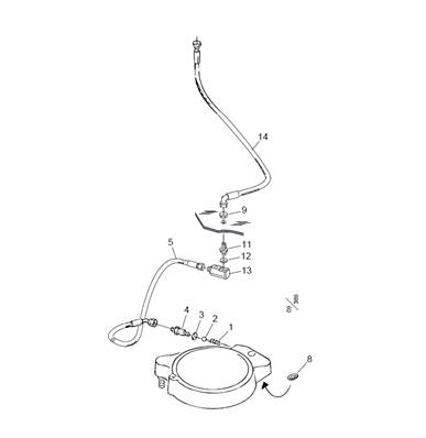 Kit de traitement de souche pour unité de scie 411XL LM047079