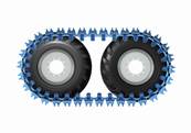 Paire de tracks bluetrack flow wide 26mm 0x0 pour 710/45 Pewag 224640X0