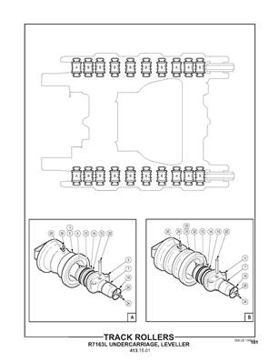 Assemblage des chenilles, galets 4131501