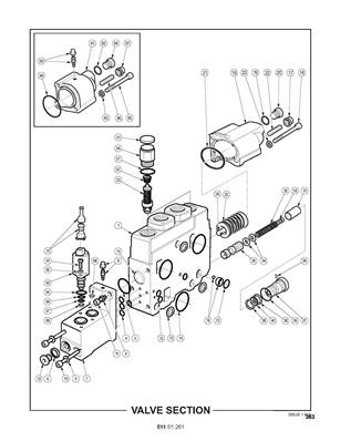 Section de distributeur, oscillation 51151261