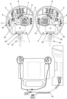 Joystick SAKAE, assemblage 7020857