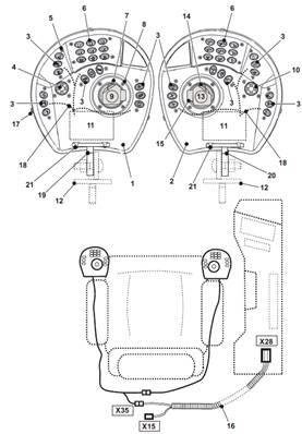 Joystick SAKAE, assemblage 7022564