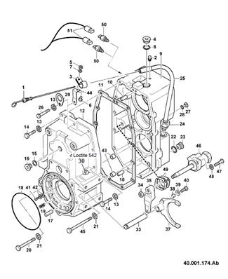 Boîte de transmission, assemblage 9902782