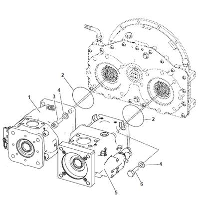 Montage des pompes hydrauliques 9990061