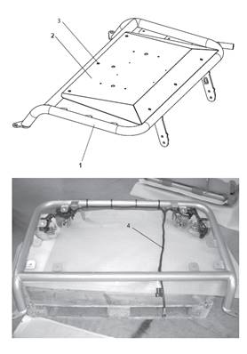 Toit de cabine, assemblage 9991066