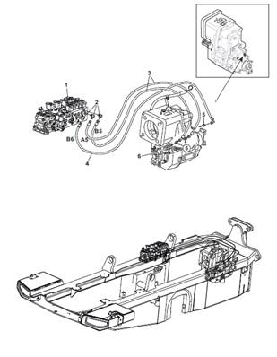 Transmission , conduites hydrauliques 9991300