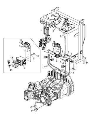 Transmission, capteurs haute pression 9991707