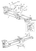 Moteur d'avancement arrire, freins 9992399S2