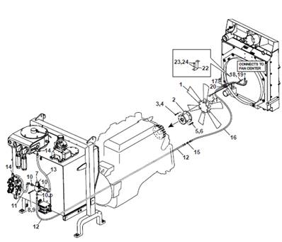 Hélice ventilateur reversible, montage 9992889