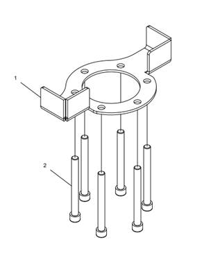 Protection des flexibles du rotator LM032138