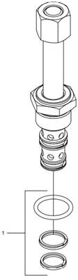 Valve directionnelle roulette de mesure LM612072