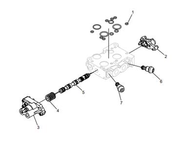 Section hydraulique pour l'entraînement LM61411402