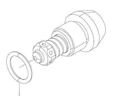 Valve choc 160 bar couteaux supérieurs fermés LM620492