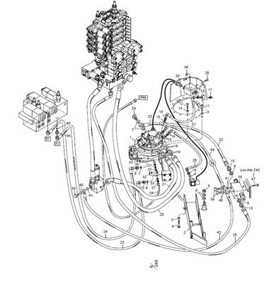 Hydraulique de l'unité de scie SuperCut 100 F11-19 LM999412