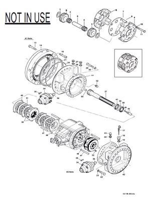 Bogie anti-cabrage, assemblage 9900742GR